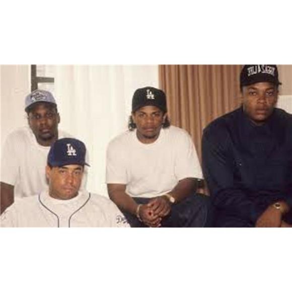 HipHop Niggaz 4 Life EFIL4ZAGGIN Flat Brim Hat Cap Eazy E Compton NWA Dr. Dre - Picture 2 of 3